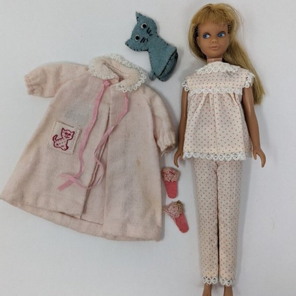 Mattel Other - Vintage Barbie Straight Leg Skipper Doll Dreamtime Pajamas